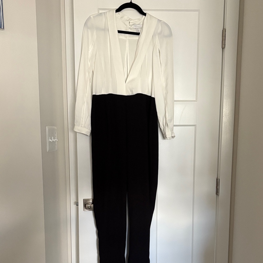 Topshop Monochrome Trouser Jumpsuit